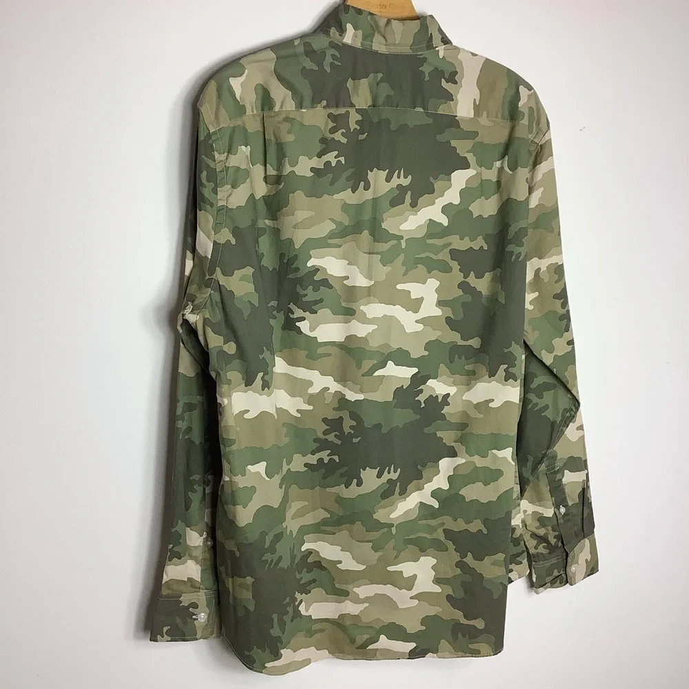 J.Crew factory Flex Camouflage long sleeves Shirt